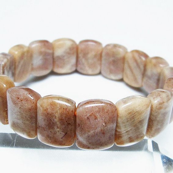 オレンジムーンストーン バングル [t315-2253]