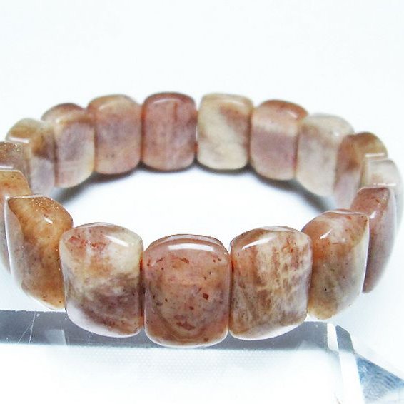 オレンジムーンストーン バングル [t315-2544]