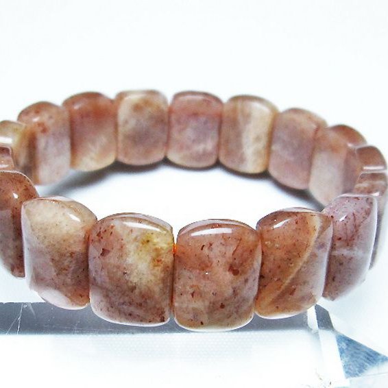 オレンジムーンストーン バングル [t315-2564]