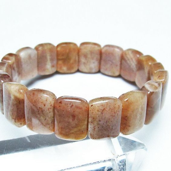 オレンジムーンストーン バングル [t315-2580]