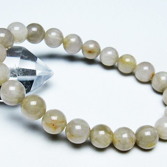 ラビットヘアールチル ブレスレット 9mm [T316-1726]