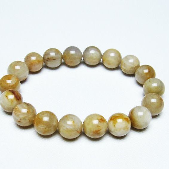 ラビットヘアールチル ブレスレット  12mm [T316-1748]