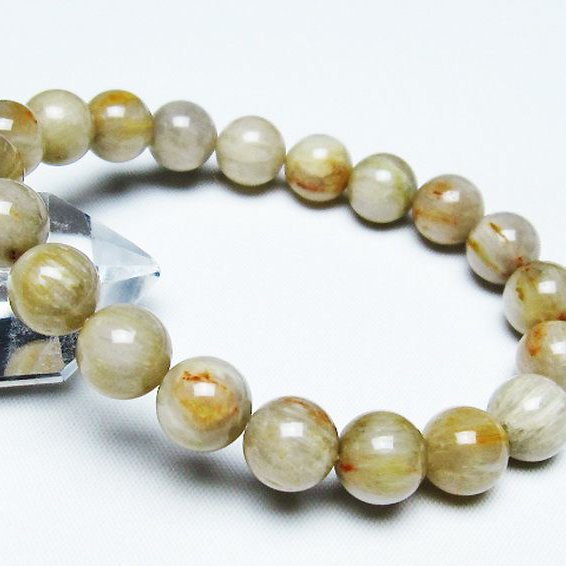 ラビットヘアールチル ブレスレット 10mm [T316-1770]