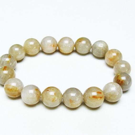 ラビットヘアールチル ブレスレット 12mm [T316-1864]