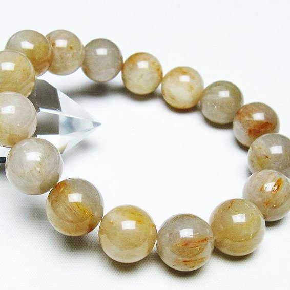 ラビットヘアールチル ブレスレット 13mm [T316-1919]