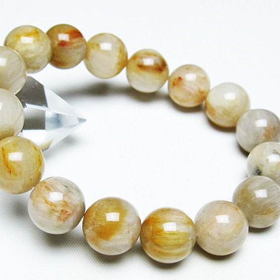 ラビットヘアールチル ブレスレット 13mm [T316-1924]