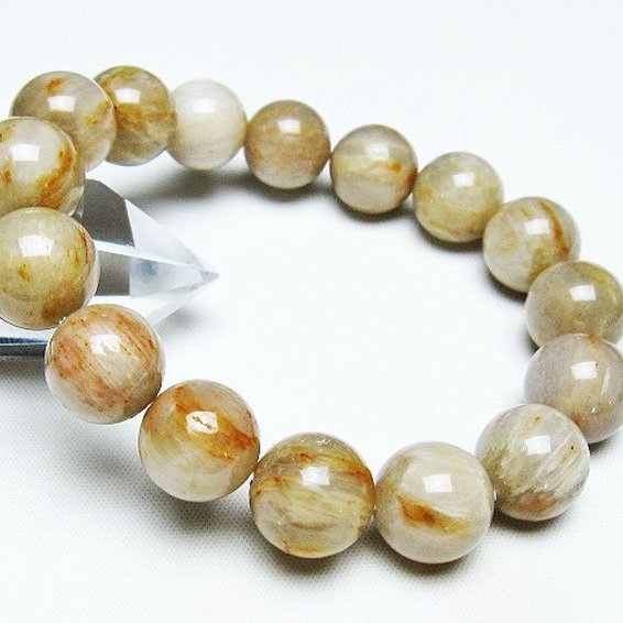 ラビットヘアールチル ブレスレット 13mm [T316-1976]