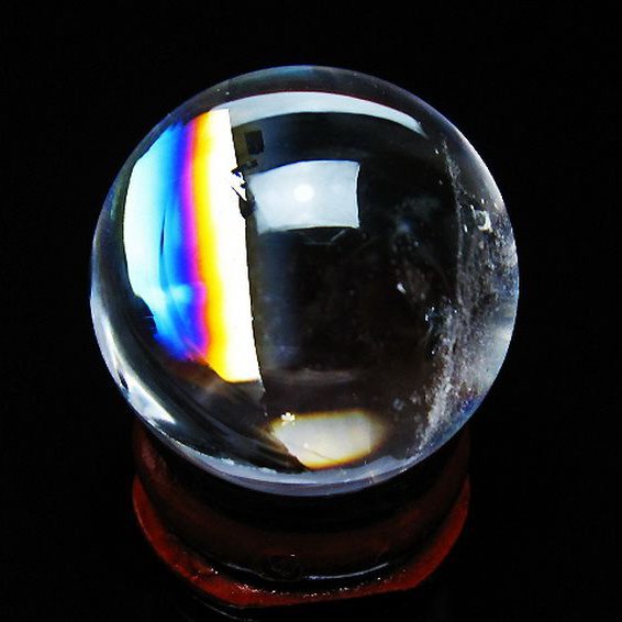 天然ヒマラヤ水晶 レインボークリスタル　ブレスレット　大玉 16mm玉 天然ヒマラヤ水晶 レインボークリスタル ブレスレット 大玉 16mm玉Ω