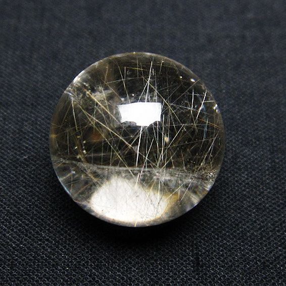 ルチル入り 水晶 丸玉 17mm [T318-5014]