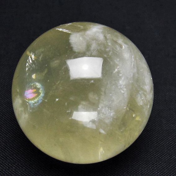 シトリン水晶 丸玉 35mm [T318-5650]