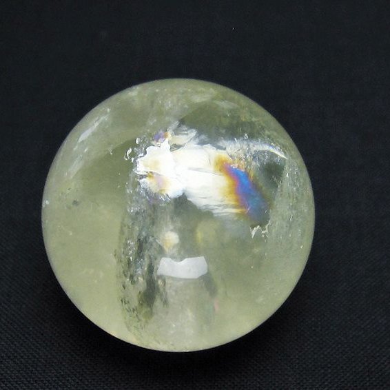 シトリン水晶 丸玉 34mm [T318-6024]