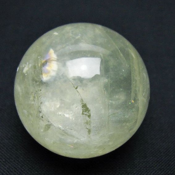 シトリン水晶 丸玉 31mm [T318-6185]