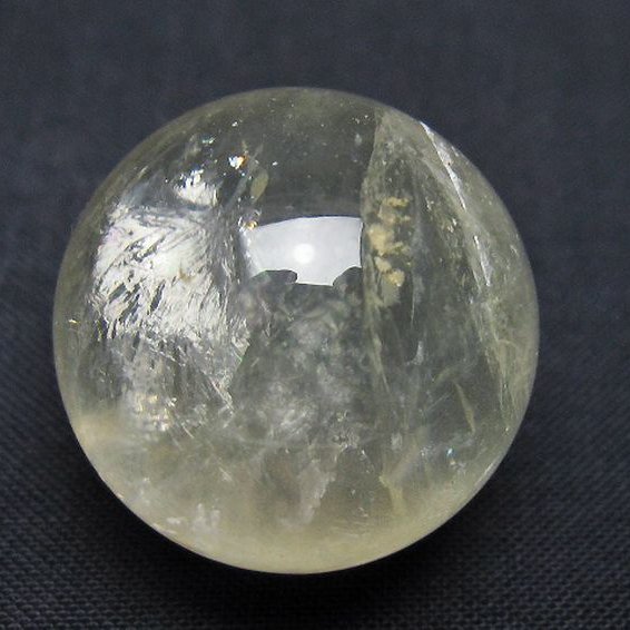 シトリン水晶 丸玉 25mm [t318-6398]