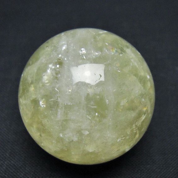 シトリン水晶 丸玉 31mm [t318-6433]