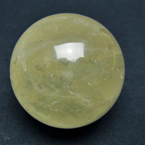 シトリン水晶 丸玉 31mm [t318-6436]