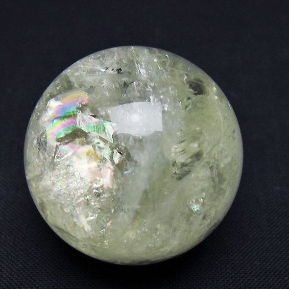 シトリン水晶 丸玉 33mm [t318-6470]