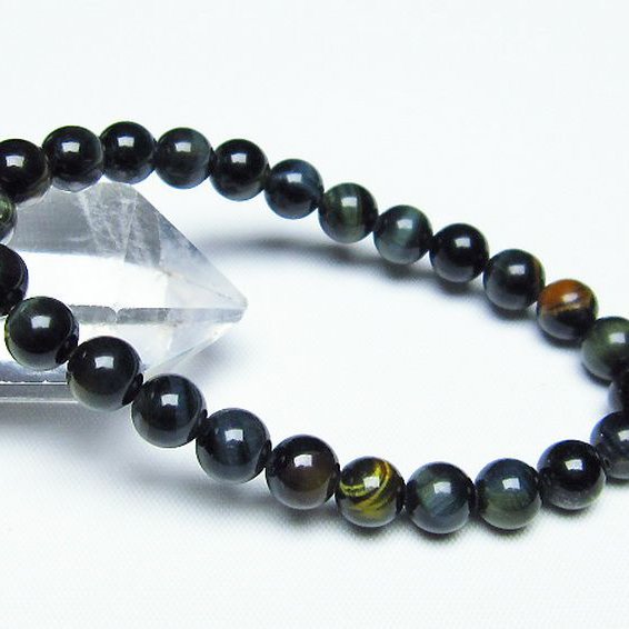 ミックスタイガーアイ ブレスレット 7mm [t32-6841]