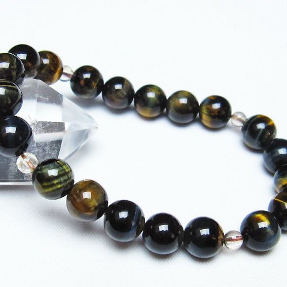 ミックスタイガーアイ ブレスレット 4mm [T32-7235]