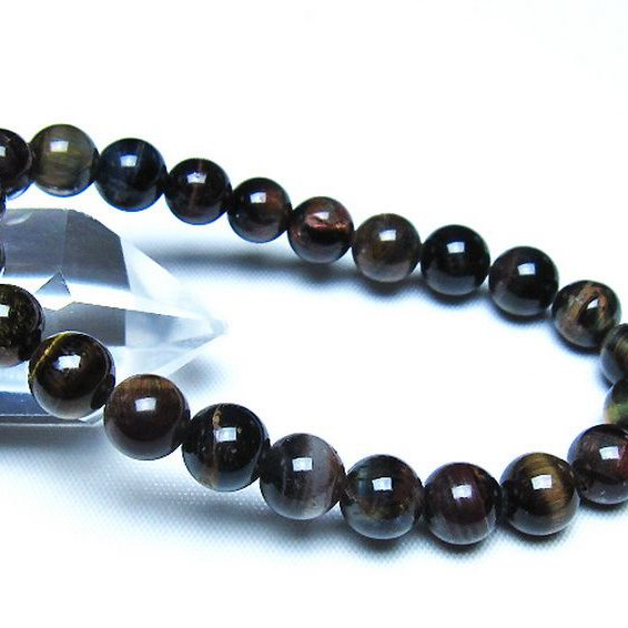 ミックスタイガーアイ ブレスレット 8mm [t32-7415]