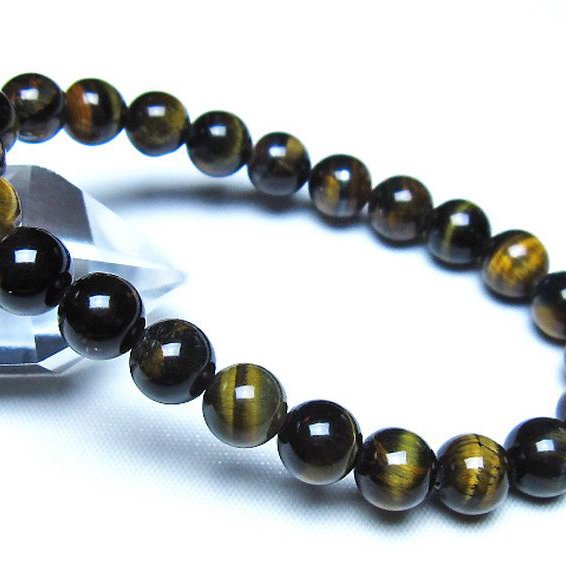 ミックスタイガーアイ ブレスレット 8mm [t32-7421]