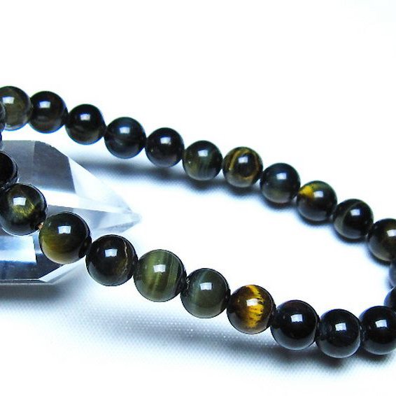 ミックスタイガーアイ ブレスレット 7mm [t32-7470]