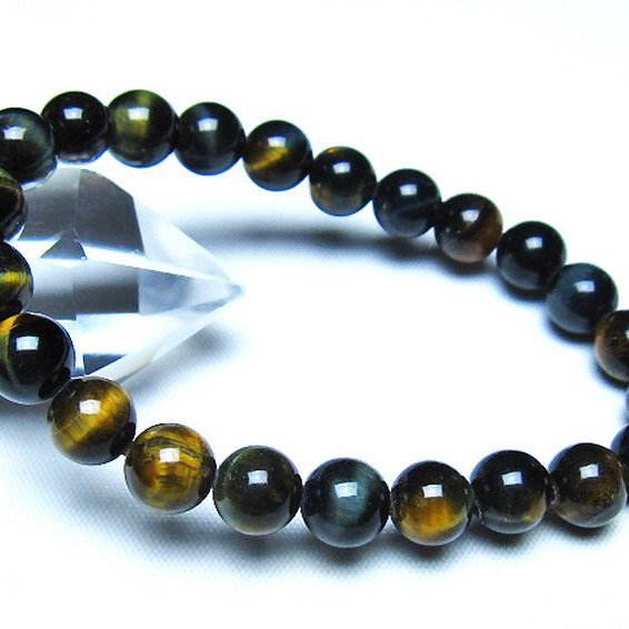 ミックスタイガーアイ ブレスレット 8mm [t32-7494]