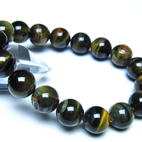 ミックスタイガーアイ ブレスレット 12mm [t32-7498]