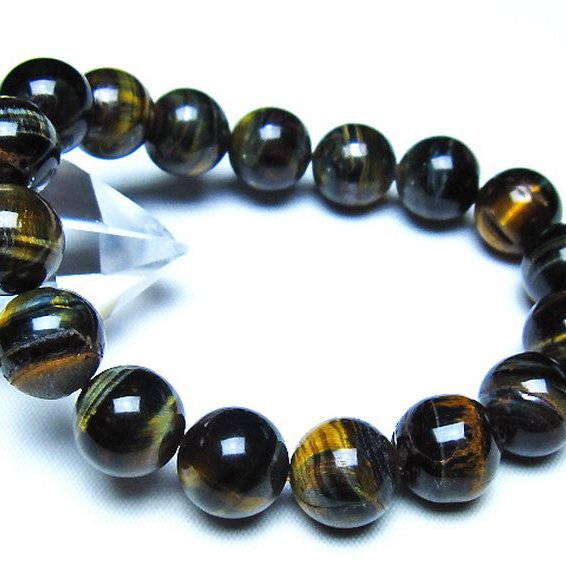 ミックスタイガーアイ ブレスレット 12mm [t32-7501]