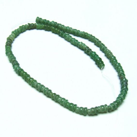 インド翡翠 葫芦 ビーズ 一連 0mm [t322-2438]