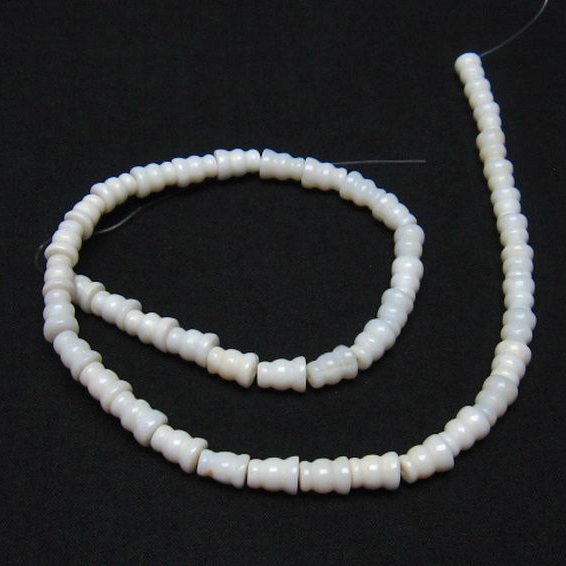 シャコガイ 葫芦 ビーズ 一連 0mm [t322-2484]