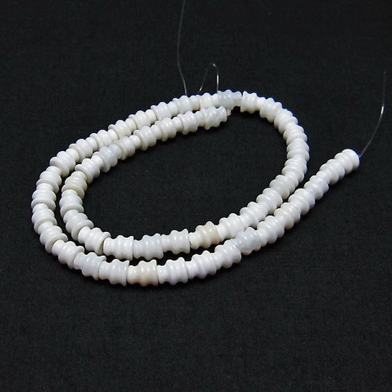 シャコガイ 葫芦 ビーズ 一連 mm [t322-2625]