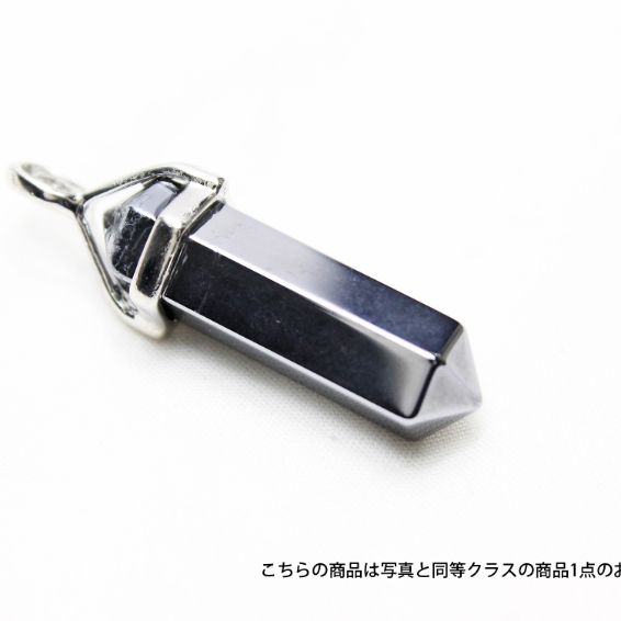 ★細胞活性化・健康★ テラヘルツ ダブルポイント型 ペンダントトップ  高純度15N 《rv》[T324-1548]