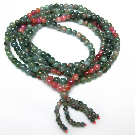 トルマリン3重 ブレスレット  ネックレス 兼用可4mm [T33-9501]