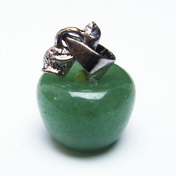 インド翡翠 リンゴ ペンダント [T330-2025]