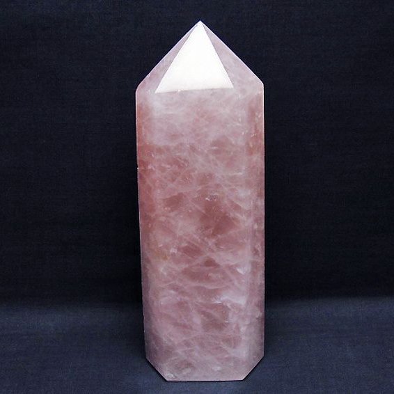 天然石　六角柱 ローズクォーツ ローズクォーツ 六角柱[t332-5798]
