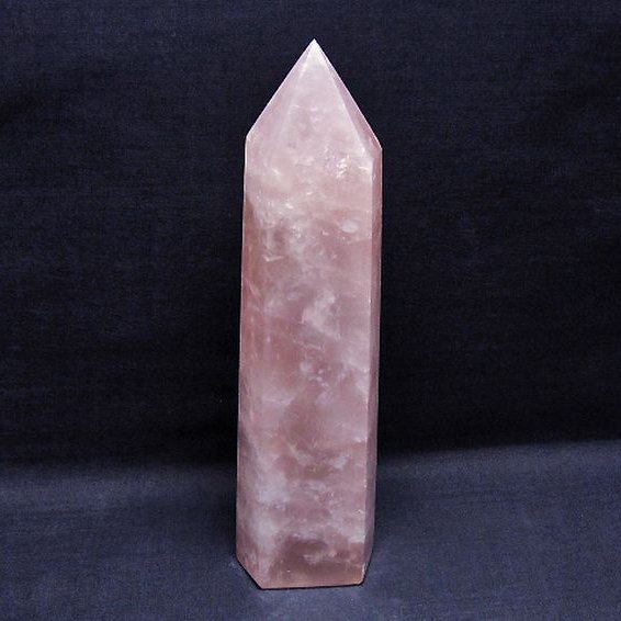 ローズクォーツ 六角柱[T332-5814]