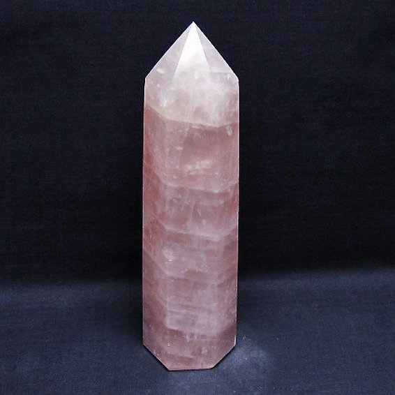 ローズクォーツ 六角柱[T332-5832]