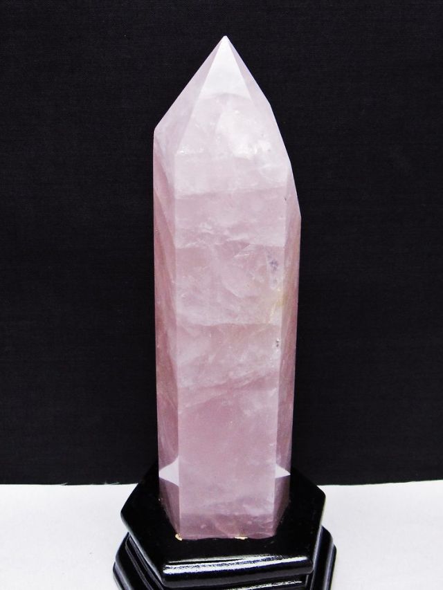 天然石　六角柱 ローズクォーツ ローズクォーツ 六角柱[t332-5913]