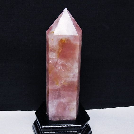 ローズクォーツ 六角柱[T332-5926]