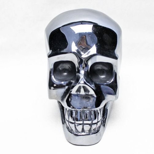 テラヘルツ ドクロ置物約1.1kg テラヘルツ ドクロ置物約1.1kg