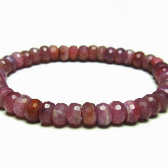 ルビー ブレスレット 7mm [t336-8605]