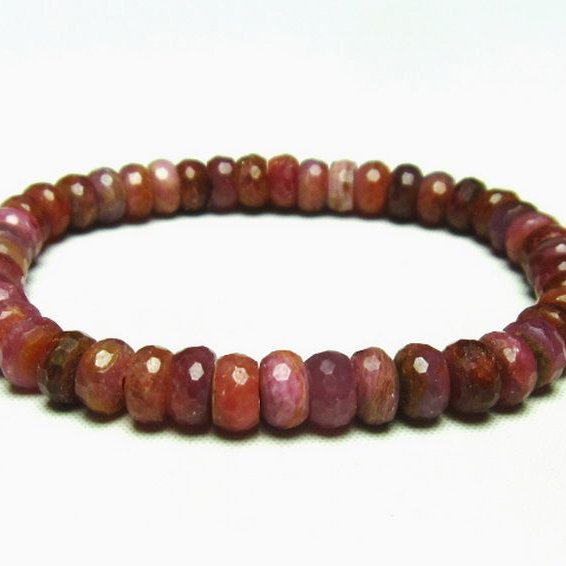 ルビー ブレスレット 7mm [t336-8634]