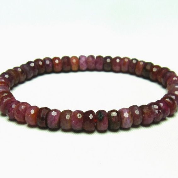 ルビー ブレスレット 7mm [t336-8638]