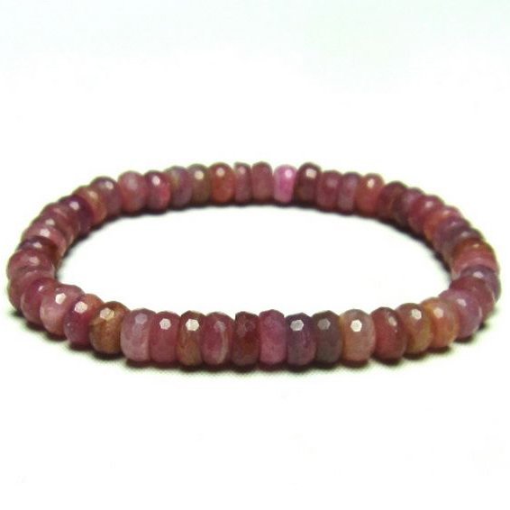 ルビー ブレスレット 7mm [T336-8649]