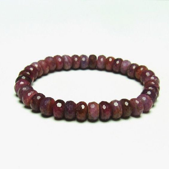 ルビー ブレスレット 9mm [T336-8654]