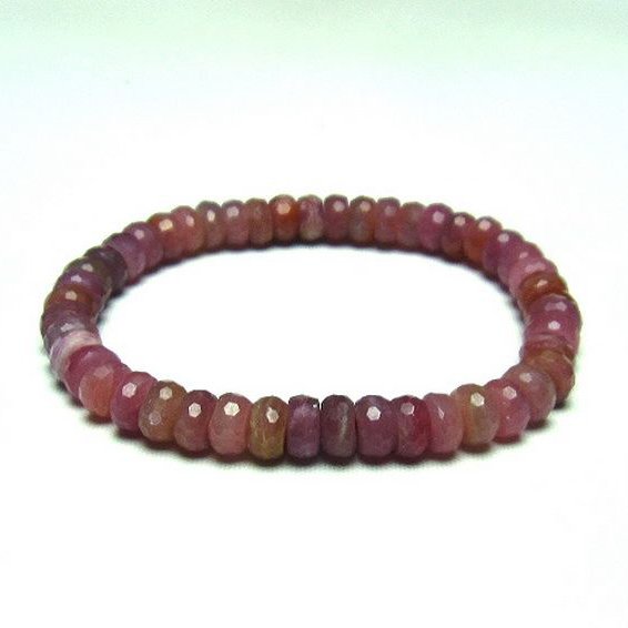 ルビー ブレスレット 7mm [T336-8722]