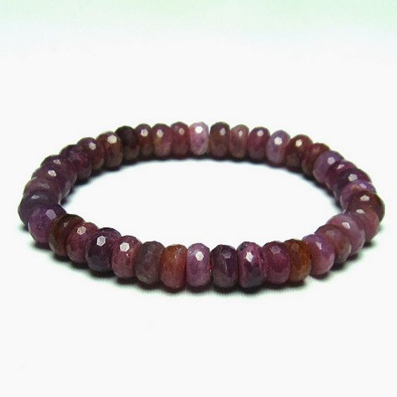 ルビー ブレスレット 9mm [T336-8746]