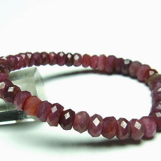 ルビー ブレスレット 7mm [t336-8819]