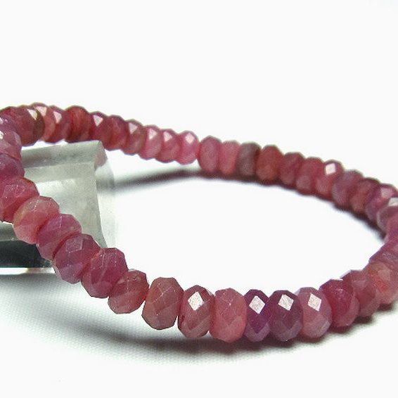 ルビー ブレスレット 7mm [t336-8826]