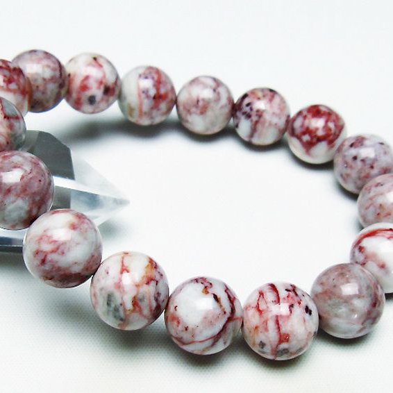 シナバークォーツ　賢者の石 ブレスレット 13mm [T34-13058]